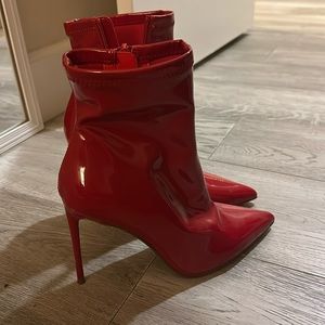 Steve Madden red boots